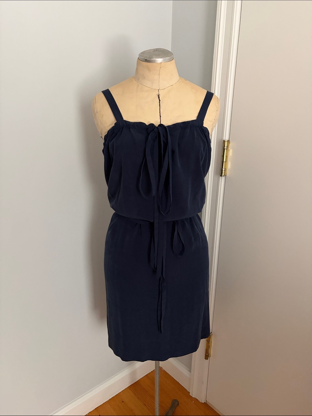 Malia Mills Blue Tie Dress Size Small NWT